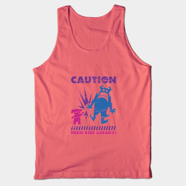 Caution... Kids Ahead!! Tank Top by loku